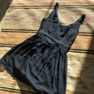 Dark navy blue mini dress